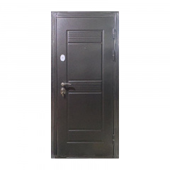 Входная дверь правая ТД 76 1900х960 мм Серый/Мрамор белый Ровно