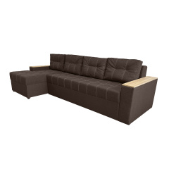 Кутовий диван Сіті Плюс (Коричневий, 300х150 см) ІМІ Суми