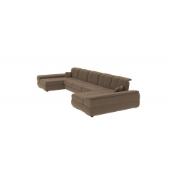 Кутовий диван Денвер П3 (Коричневий, 400х170 см) Изюм