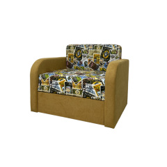 Диван-крісло Смарт 0,8 (stamps+аляска 41, 101х80 см) IMI Ужгород