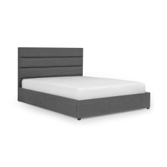 Ліжко Лілія 180х190 (Сірий, рогожка, підйомний механізм, ніша) IMI Сумы