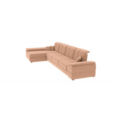 Кутовий диван Денвер 3 (персиковий, 335х170 см) Суми