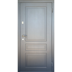 Двери входные в квартиру Шарм двухцветная Ваш ВиД Графит/Белое дерево 860,960х2050х75 Левое/Правое Полтава