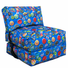 Бескаркасное кресло раскладушка Tia-Sport 180х70 см Принт (sm-0889-5) Тернопіль