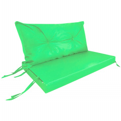 Комплект подушек Tia-Sport Сидушка и спинка Оксфорд Светло-зеленый (sm-0961) Луцк