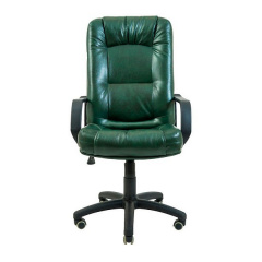 Офисное кресло руководителя Richman Alberto VIP M3 MultiBlock Натуральная Кожа Lux Италия Зеленый Киев