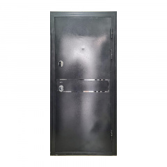 Входная дверь правая ТД 500 2050х860 мм Графит/Мрамор белый Обухов