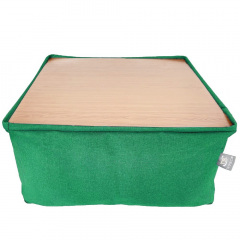 Бескаркасный модульный Пуф-столик Блэк Tia-Sport (sm-0948-5) зеленый Рівне