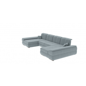 Кутовий диван Денвер П2 (сірий, 353х170 см)