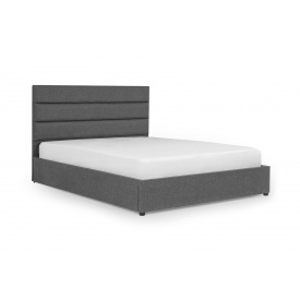 Ліжко Лілія 160х200 (Сірий, рогожка, підйомний механізм, ніша) IMI
