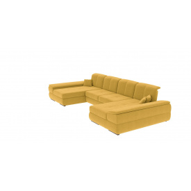 Кутовий диван Денвер П2 (жовтий, 353х170 см)