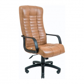Офисное кресло руководителя Richman Atlant VIP M3 MultiBlock Натуральная Кожа Lux Италия Бежевый