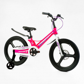 Детский велосипед двухколесный 20" Corso CONNECT Pink and white (149961)