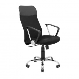 Офисное кресло руководителя Richman Ultra Хром M1 Tilt Черный