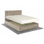 Ліжко з матрацом Айстра 160х200 (Кремовий, велюр, підйомний механізм, ніша) IMI Смела