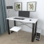 Письменный стол Ferrum-decor Драйв 750x1200x600 Черный металл ДСП Белый 16 мм (DRA022) Кропивницький