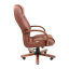 Офисное кресло руководителя Richman Seville VIP Wood M1 Tilt Натуральная Кожа Lux Италия Коричневый Луцк