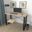 Письменный стол Ferrum-decor Драйв 750x1000x700 Черный металл ДСП Дуб Сонома 16 мм (DRA067) Кропивницький