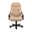 Офисное кресло руководителя Richman Maximus Wood Lux M2 AnyFix Натуральная Кожа Lux Италия Бежевый Кропивницький