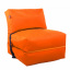 Бескаркасное кресло раскладушка Tia-Sport 210х80 см оранжевый (sm-0666-18) Херсон