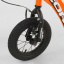 Самокат детский "Corso" надувные колеса 12" + ручной передний тормоз. Orange (86796) Кобижча