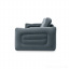 Флокированный диван трансформер 2 в 1 Intex 66552-2, 203 х 224 х 66 см, с подушками и ручным насосом Черный Чернігів