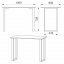 Стол письменный Лофт-1 Компанит Нимфея альба (100х60х72,6 см) Жмеринка