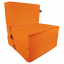 Бескаркасное кресло раскладушка Tia-Sport Поролон 180х70 см (sm-0920-4) оранжевый Суми