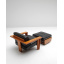 Набор мягкое деревянное кресло и пуф JecksonLoft ГорДон 0191 Балаклія
