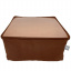 Бескаркасный модульный Пуф-столик Блэк Tia-Sport (sm-0948-6) коричневый Тернопіль