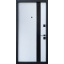 Двери входные Ваш Вид Страж / STRAJ Slim S Glass-A Двухцветные 850,950х2040х95 Левое/Правое Буча