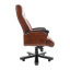 Офисное кресло руководителя Richman Boss VIP Wood M2 AnyFix Натуральная Кожа Lux Италия Madras Коричневый Ужгород