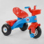 Детский трехколесный велосипед Pilsan 34 пластиковые колеса красно-синий 07-169 Полтава