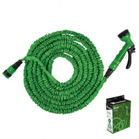 Растягивающийся шланг (комплект) TRICK HOSE 7-22м – зеленый коробка Bradas