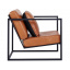 Мягкое кресло на металлическом каркасе JecksonLoft Сонет 040 Ізюм