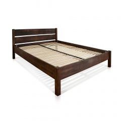 Ліжко Релінг бук коричневий 120х200 Акрилові матеріали (Лак) Гайсин