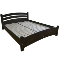 Ліжко Келлі бук коричневий 90х200 Акрилові матеріали (Лак) Ладан