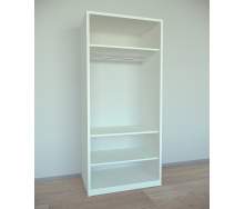 Шкаф для вещей Tobi Sho Альва-2 Люкс, 1800х800х550 мм цвет Белый