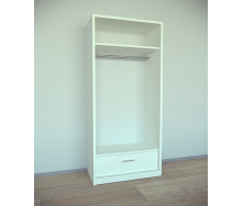 Шкаф для вещей Tobi Sho Альва-5 Люкс, 1800х800х550 мм цвет Белый