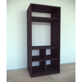 Шкаф для вещей Tobi Sho Альва-3 Люкс, 1800х800х550 мм цвет Венге