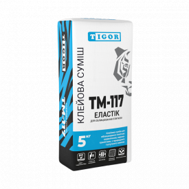 Клей для плитки TIGOR TM-117 Еластик (5 кг)