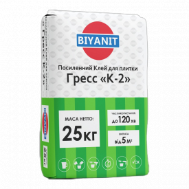 Клей для плитки усиленный Biyanit К-2 (25 кг)