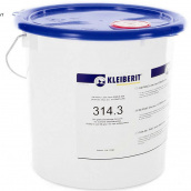 Однокомпонентный водостойкий клей KLEIBERIT 314.3 — ПВА-дисперсия D4 для наружных изделий (ведро 16 кг)