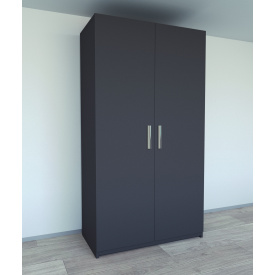 Шкаф для вещей Tobi Sho Элин-5, 2200х1200х600 мм цвет Антрацит
