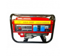 Бензогенератор аварійний Gasoline AAA-3000 2.8 кВт комбінований бензин ручний стартер (1969416258)