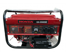 Переносний бензиновий генератор Honda GX-5500SE мідна обмотка/однофазний електростартер (1962362196)
