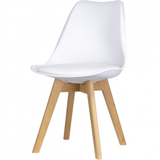 Комплект стільців Doros Бін Білий 49х43х84 (42005075) - 2 шт