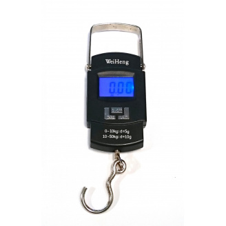 Електронні ваги Кантер Безмін WH A08 від 10 г до 50 кг Чорний (RI0718)