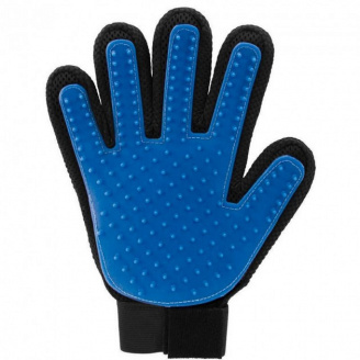 Щітка рукавичка для вичісування шерсті домашніх тварин True Touch (130425)