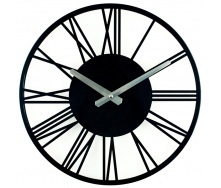 Настінний Годинник Glozis Rome 35х35 см Чорний (B-022)
